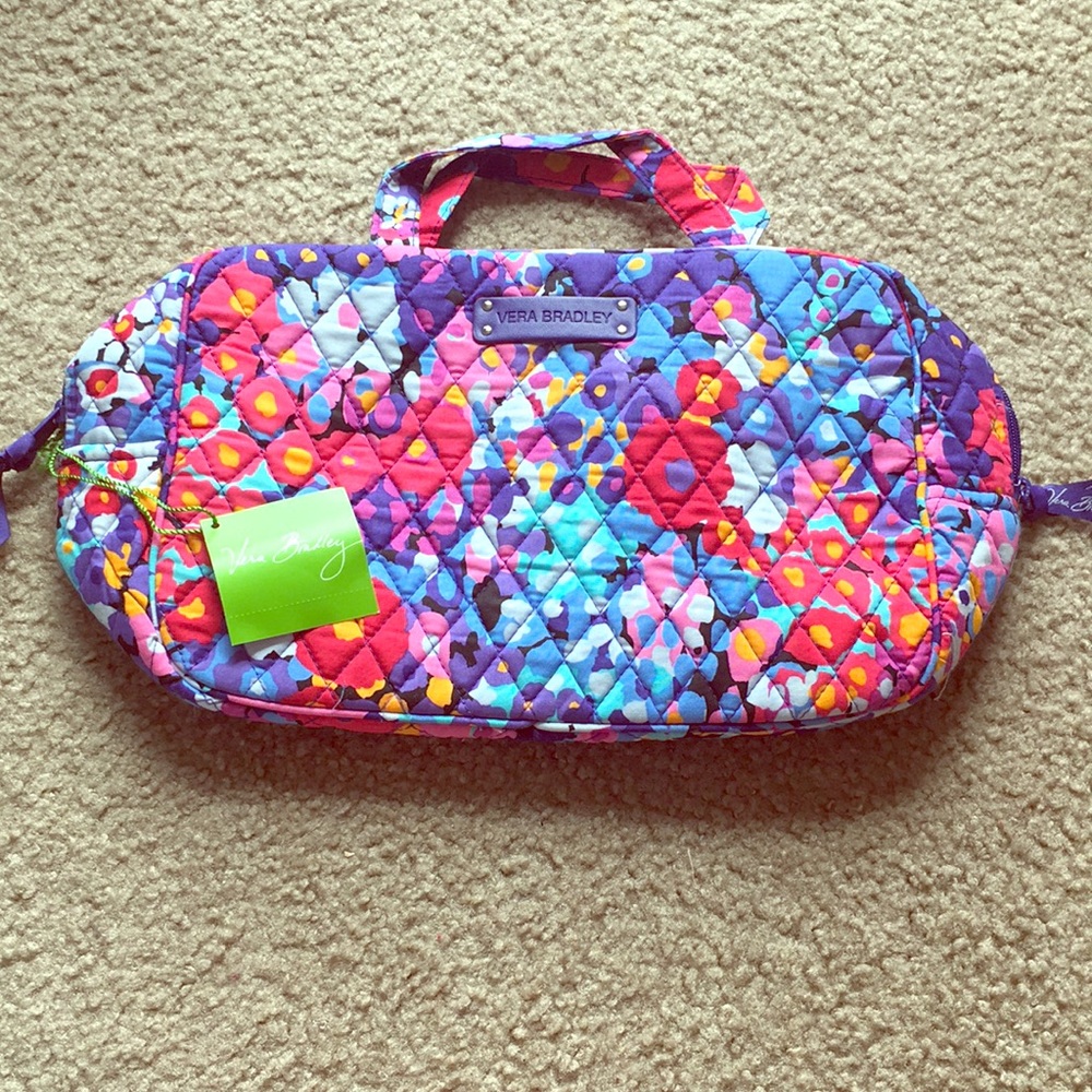 Vera Bradley "Grand Cosmetic" bag NWT